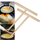 2 Pcs Crepe Maker Pancake Batter Spreader Stick Kitchen Cooking Utensils NFJ