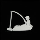 Go fishing Metal Cutting Dies Stencil for DIY Scrapbooking Album Cards Making SP