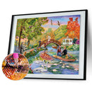 5D DIY Easeful Garden Diamond Painting Full Drill Cross Stitch Embroidery