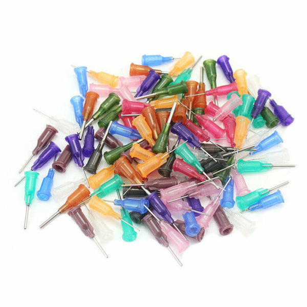 New 11 Type 110pcs Dispenser Set for Solder Paste Oil Flux Liquid Dispensi TXQ