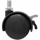 Set of 4 Screw In Caster Wheels - 2 With Lock Function L1P1