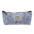 Countryside Flower Floral Pencil Pen Case Cosmetic Makeup Bag