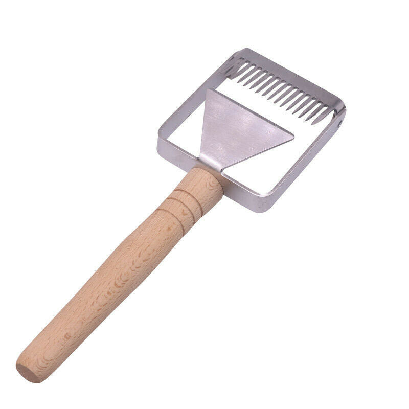 2 Pcs/Lot 2 in 1 Cut Honey Fork Scraper Beekeeper Apiary Beekeeping Tools M