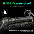 Bright 200000LM LED Flashlight Rechargeable 3Mode Zoom Torch 26650S Hn
