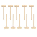 10x Wooden Hammer Mallet Kids Games Knock Educational Toys Boys