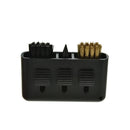 3-in-Pocket Carry Golf Club Brush Groove Cleaner Kit Black For Wood/Iron VGB ^