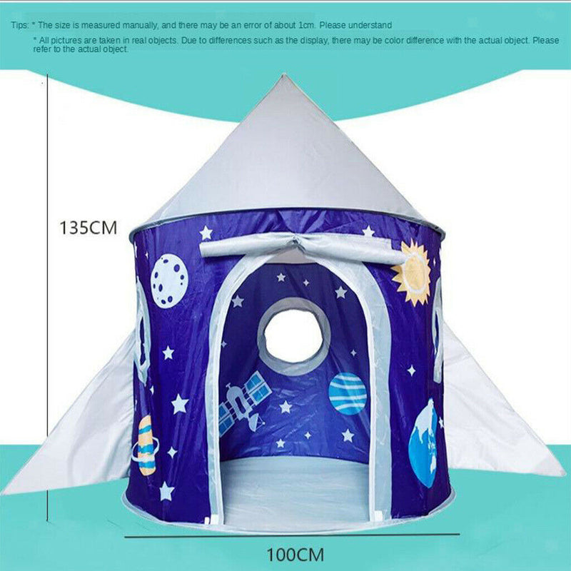 Kids Space Themed Playtent Nursery Playset Beach Toys Room Cartoon Castle