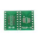 27 pcs SO / SSOP / TSSOP / DIP 16 on DIP16 adapter PCB converter double pag