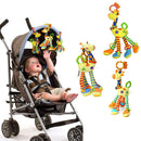 Infant Baby Development Soft Giraffe Animal HandbellsTHattles Handle Toys-OZ