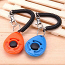 5pcs Pet Dog Training Clicker Pet Trainer Tool Key Chain (Fixed 5 Colors)