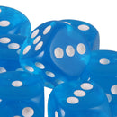 20pcs Acrylic Spot D6 Six Sided Game Dice D&D TRPG Board Game Toys Supplies