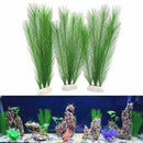 40cm Tall Aquarium Decor Ornament Plastic Plant Green Fish Tank Decor