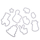 Birthday Silicone Clear Stamp+Metal Cutting Die Stencil DIY Scrapbook Decor