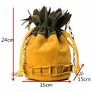 Cute Scrub Leather Pineapple Bag Mini Crossbody Bags for Women Chain Purse  U8L4