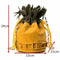 Cute Scrub Leather Pineapple Bag Mini Crossbody Bags for Women Chain Purse  U8L4