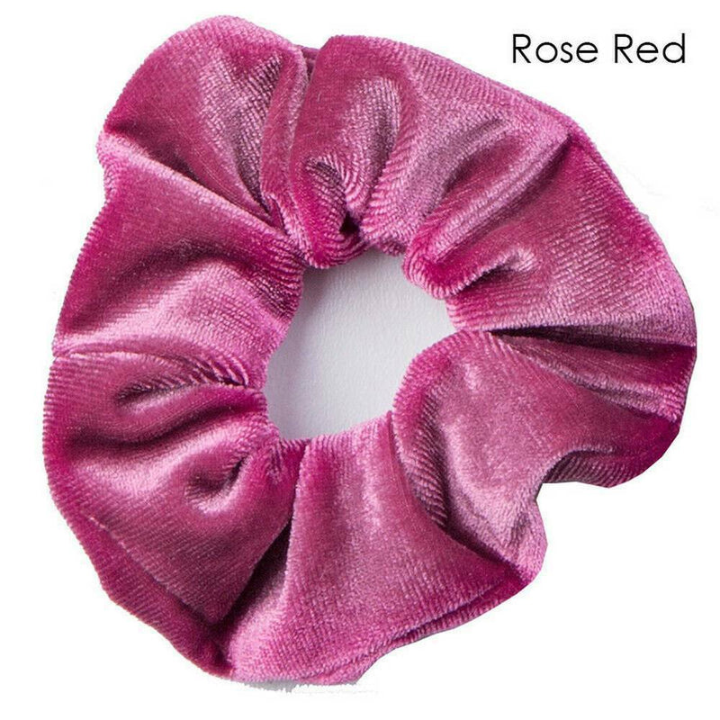 12x Women Girl Velvet Hair Scrunchies Hair Ties Elastic Hair Band Ropes Headband