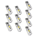 194 168 175 W5W 2825 192 Super White 5630 SMD 12V T10 Wedge LED Bulb Pack Of 10