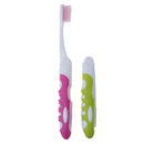 2PCS/set Portable Folding Toothbrush Soft Bristle Travel Camping Hiking Outdoor
