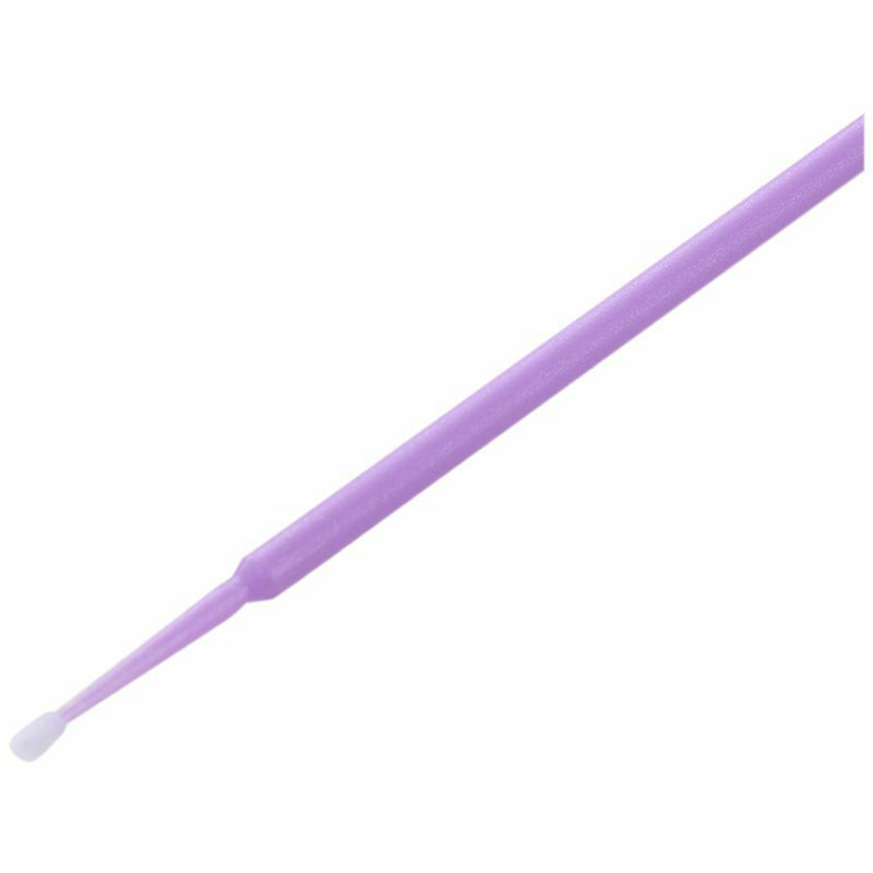 100 Pcs Disposable Swab Applicator Micro Brush Eyelashes Extension Mascara  R2C9
