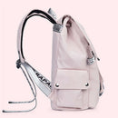 Double Shoulder Bag Simple Casual Backpack Female College Student Bag Water