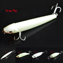 Fishing Lure Bait Kit Luminous VIB Popper Crank Minnow Pencil Glow Lures 5  FT