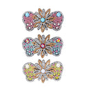 3pcs Women Girls Elegant Crystal Hair Clip DIY Handmade Hairpin Korean Barrettes
