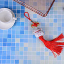 1PC cute lucky fortune ceramics cat pendant home car ornament decoration M&E