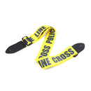 Guitar Strap Belt for Acoustic Electric Guitar Instrument Parts (Yellow)