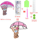 DIY Bear Diamond Painting Luminous Switch Stickers Bedroom Wall Decals