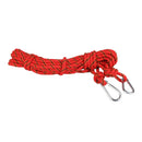 10M Tree Rigging Rock Climbing Safety Rappel Sling Auxiliary Rope+Carabiner