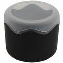 Round Plastic Single Watch Box with Sponge Cushion black I2F1