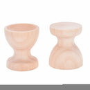 2x  Egg Cup Holder Wooden Kitchen Dinning Table DIY Crafts Home Garden Decor  3C