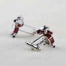1 Pair Fashion Men's Cufflinks Fashion Band Drums Shirt Cufflinks Cuff Link F1M9