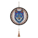 Wolf Diamond Painting Coffee Tassel Special Shape Partial Drills Home Decor