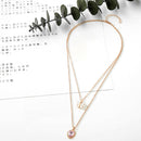 Fashion Multi-layer Necklace Women Butterfly Pendant Clavicle Chain Jewelry