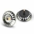 Sink Plug Stainless Steel Basket Strainer Waste Drain Home Kitchen Stopper M1G4