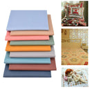 Cotton Fabric Apparel 9.84 Inch Solid Per Yard Squares Bundle for DIY Patchwork