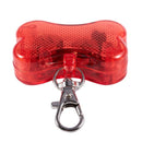 Flashing Flasher Blinking Led Bone Shape Dog Cat Tag Pet Safety Collar Ligh K8Y7