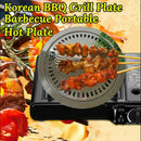 Korean BBQ Grill Plate Stainless Stove Plate Roaster Pan For OutdoorS Hn
