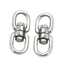 2pcs Carabiners Hooks Buckles Rotation for Hiking Climbing Mountaineering