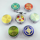Travel Makeup Storage Container Folding Metal Pill Case Medicine Organizer  tbTE