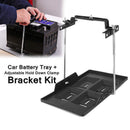 Metal Universal Car Storage Battery Holder Stabilizer Tray &Hold Down Cla VAP