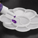 20x 10 Well Plastic Paint Palette For Art Oil Watercolor Paints Mixing Color