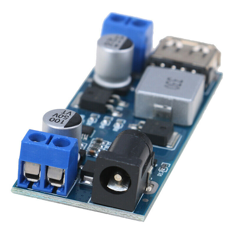 5A DC-DC 24V 12V to 5V Step Down Power Supply Converter USB Charging Module  Kw
