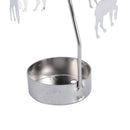 Spinning Rotary Metal Carousel Tea Light Candle Holder Stand Light Xmas Gif R8K4