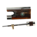 Ox Horn Wood Violin Bow Frog With Colorful Shell For Violinist