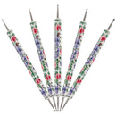 5X/Set 2-Way Nail Art Dotting Dot Pen Marbleizing Manicure Tools Diy Mix Tips ME
