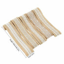 9 Packs Hessian Burlap Ribbon Rolls with White Lace Natural Burlap Wreath f Z1V2
