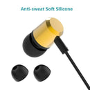 Waterproof  4.2 Earbuds Wireless Headset Yellow Bass Headset