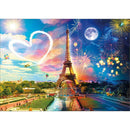 5D DIY Full Drill Diamond Painting Eiffel Tower Cross Stitch Mosaic Craft